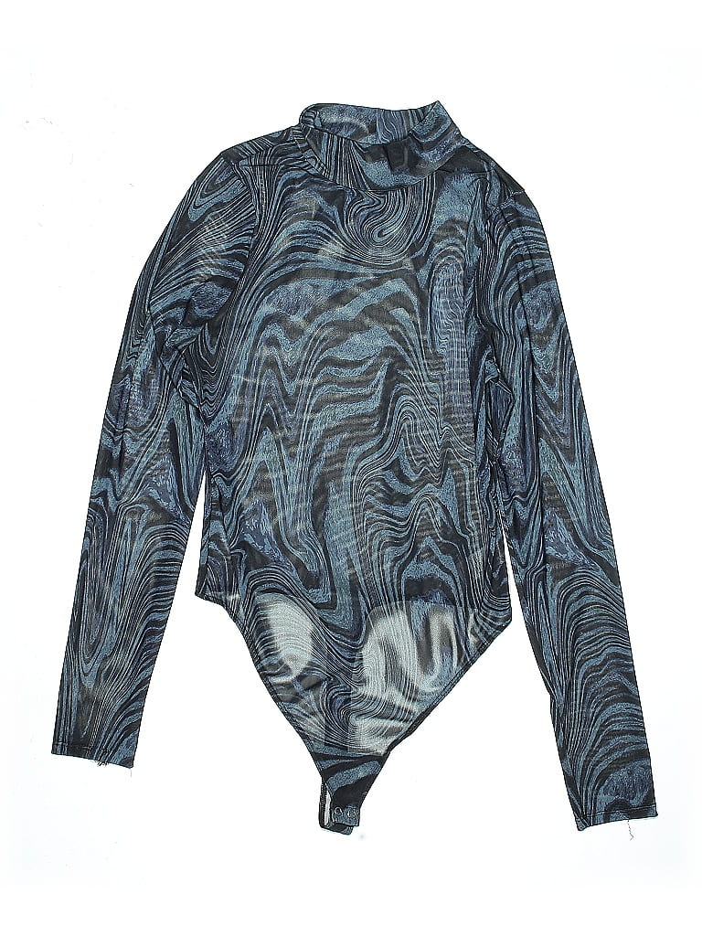 Good American Blue Bodysuit Size L 70 off ThredUp
