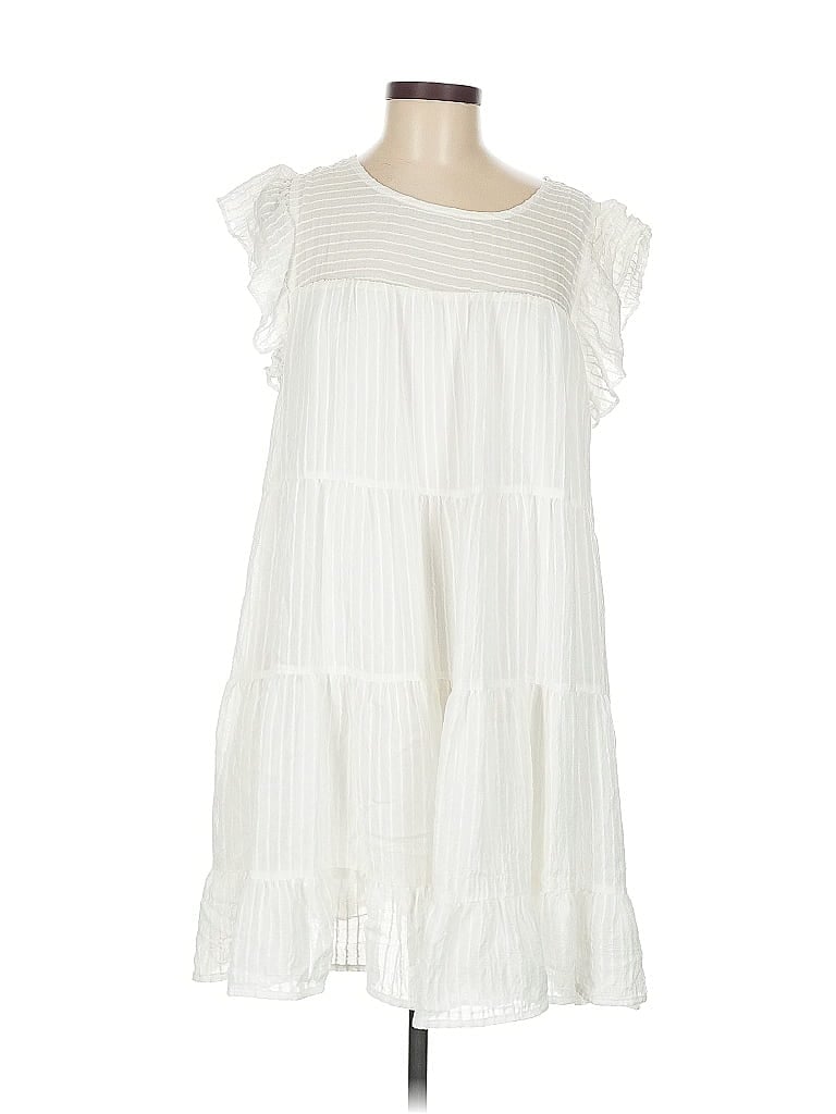 Entro White Casual Dress Size M - photo 1