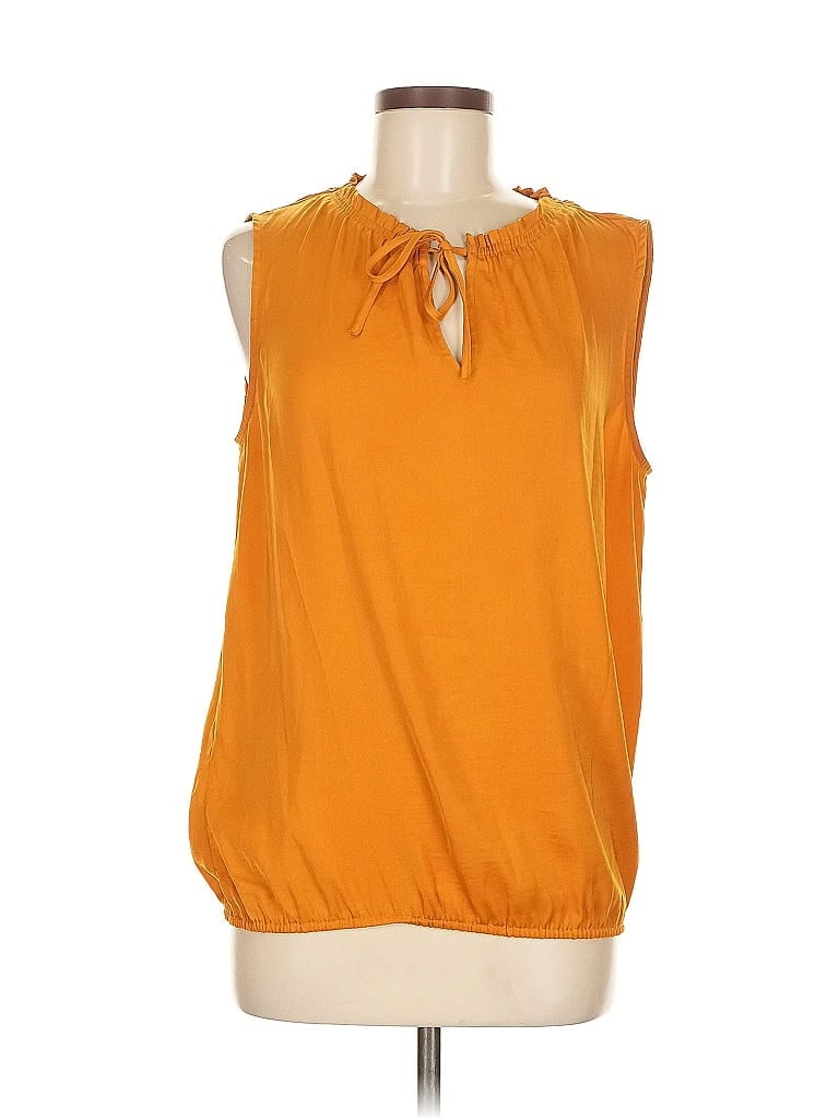 Pre-owned 41hawthorn Sleeveless Blouse In Orange
