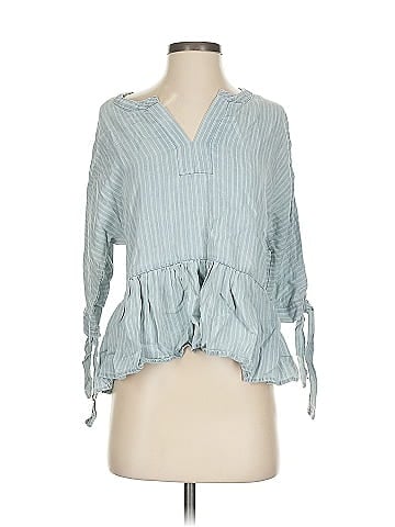 Blue Rain 3/4 Sleeve Blouse (view 1)