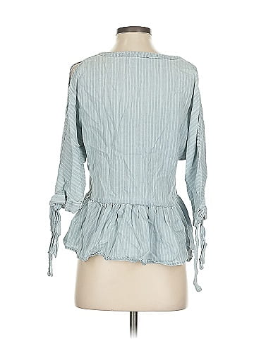 Blue Rain 3/4 Sleeve Blouse (view 2)