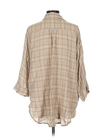 Style Rack 3/4 Sleeve Button-Down Shirt (view 2)