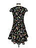 Likely 100% Polyester Floral Black Casual Dress Size 4 - photo 2