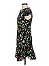 Likely 100% Polyester Floral Black Casual Dress Size 4 - photo 4