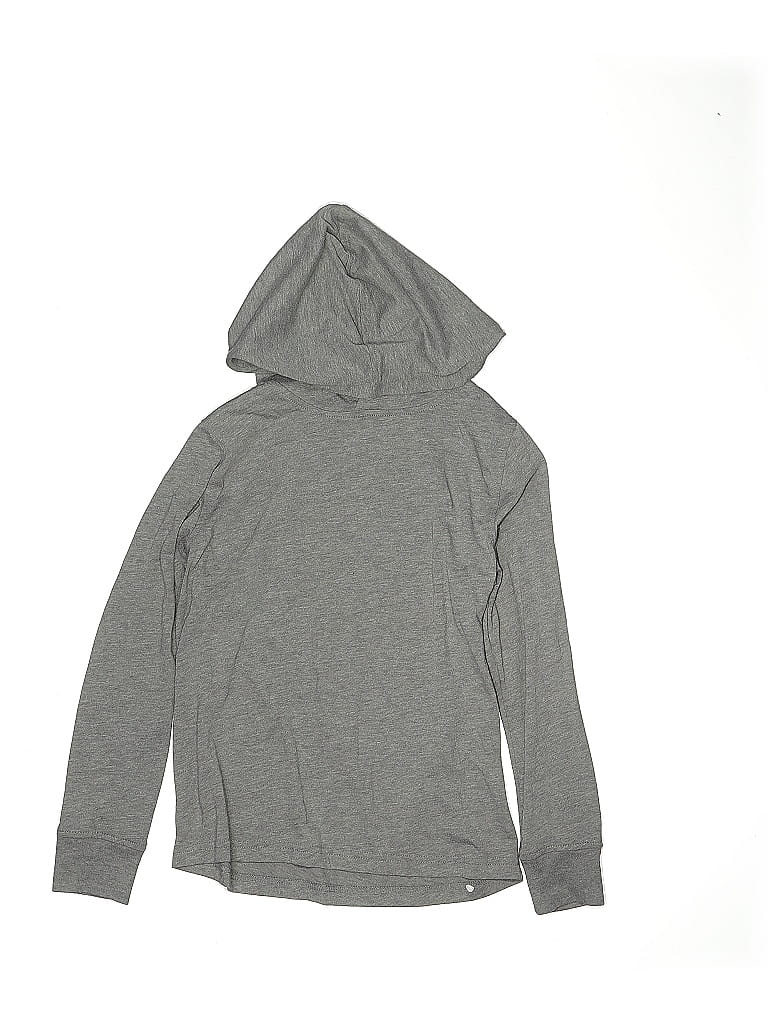 Pre-owned Crewcuts Kids' Pullover Hoodie In Gray
