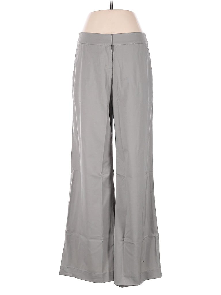 Lafayette 148 New York Solid Gray Casual Pants Size 4 - photo 1