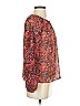 Vince Camuto 100% Polyester Red Long Sleeve Blouse Size XXS - photo 4