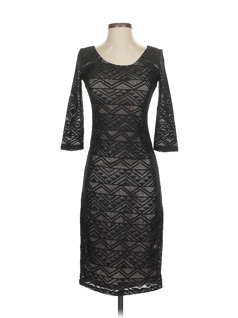 Pre-owned Xhilaration Cocktail Dress In Black