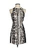 Armani Exchange 100% Rayon Graphic Gray Cocktail Dress Size 0 - photo 1