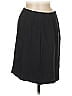 Yeohlee 100% Silk Solid Black Silk Skirt Size 8 - photo 1