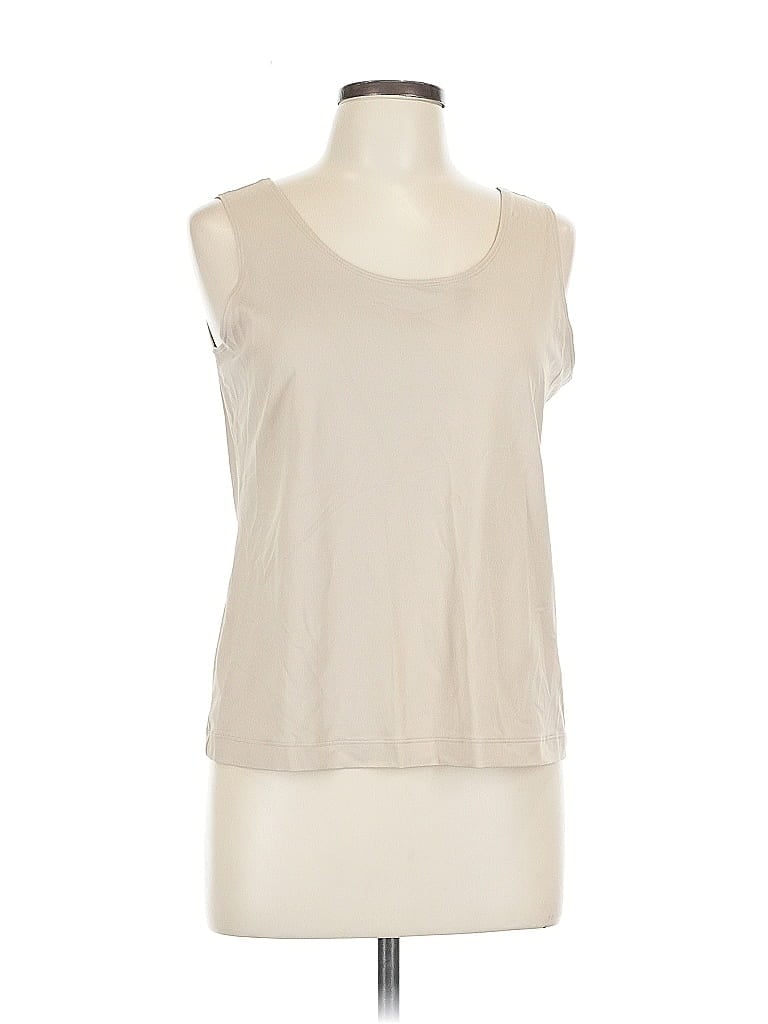 Pre-owned Chico's Sleeveless T-shirt In Brown