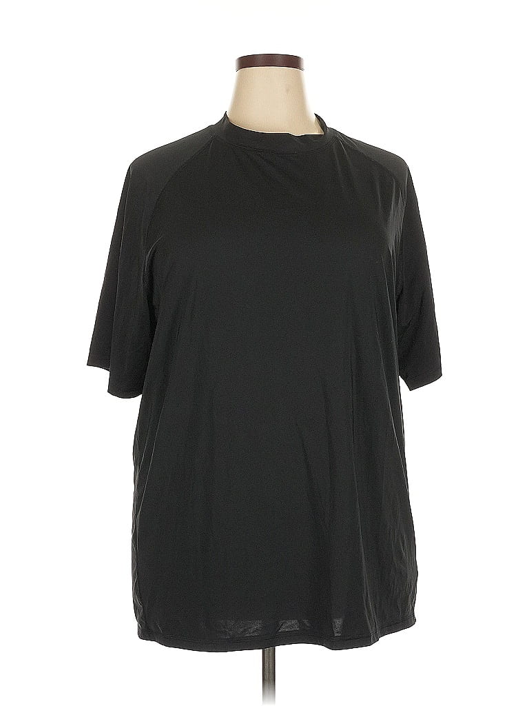 Pre-owned Assorted Brands Active T-shirt In Black