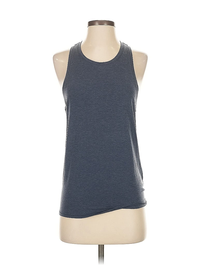 Pre-owned Gap Fit Active Tank Top In Gray