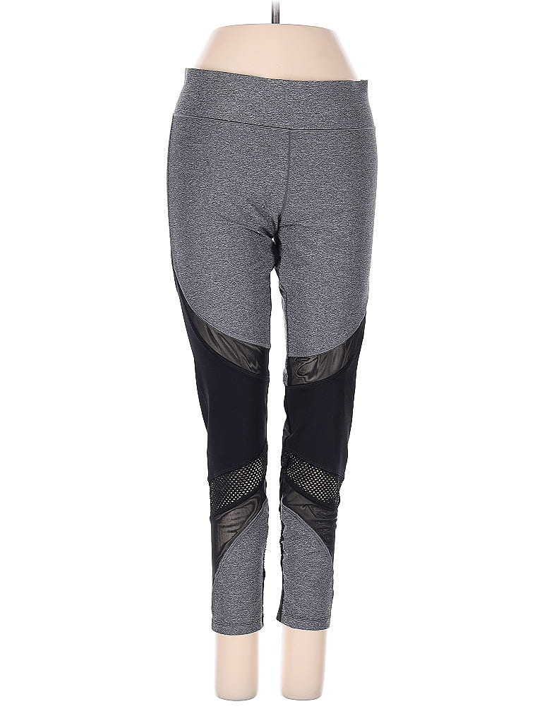 Victoria's Secret Pink Color Block Gray Active Pants Size S - photo 1