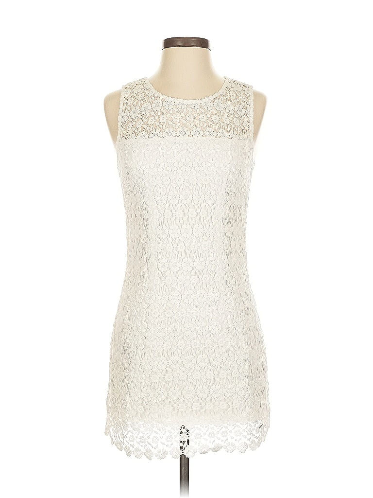 Pre-owned Hollister Cocktail Dress In White