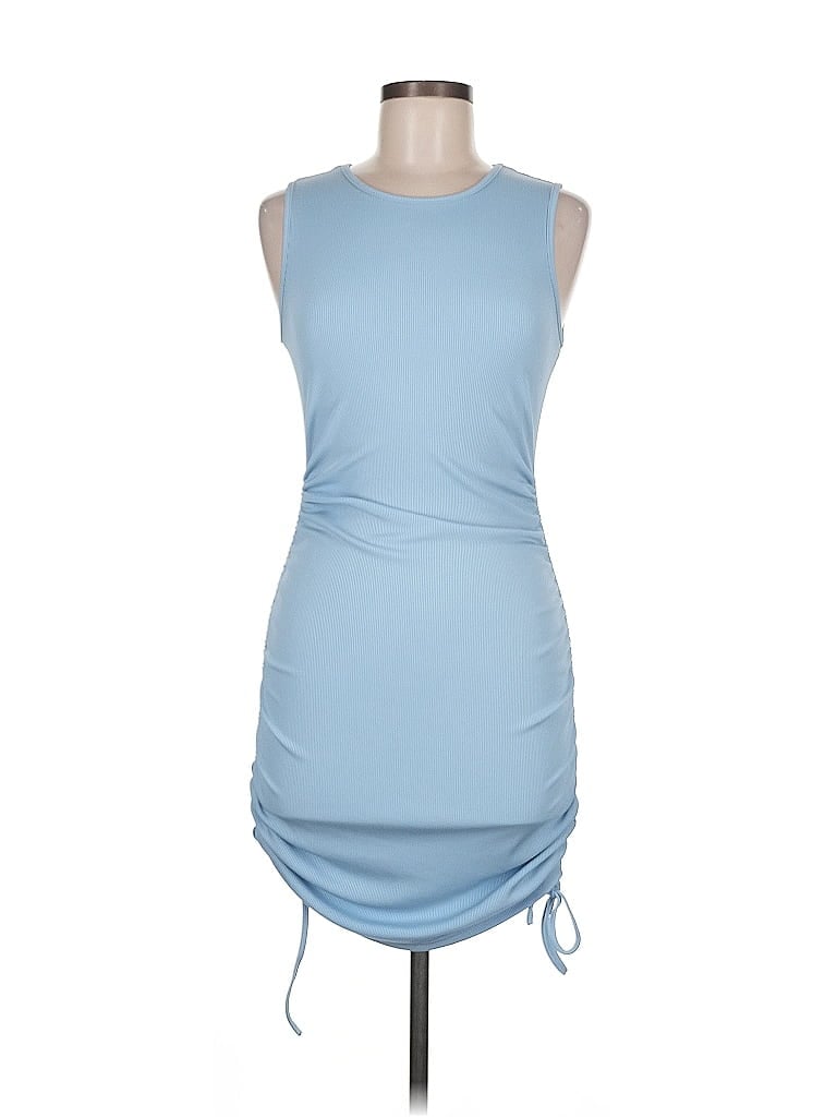 Pre-owned Shein Casual Dress In Blue