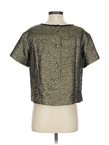 Lafayette 148 New York Short Sleeve Top (view 2)