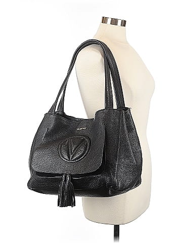 VALENTINO By Mario Valentino Ollie Pebbled Leather Tassel Tote (view 2)