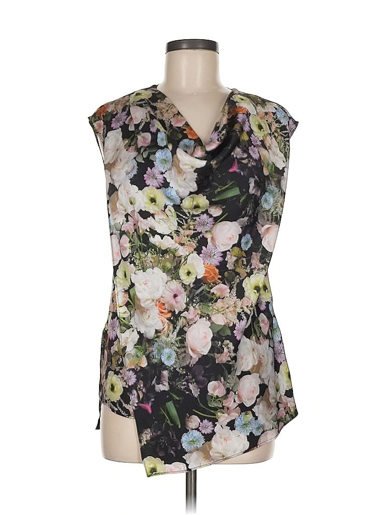Pre-owned Adam Lippes Collective Sleeveless Blouse In Black