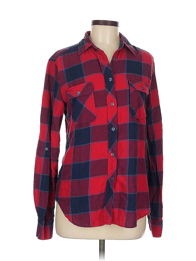 Click to view more detailed imagery on our partner's website Pre-owned Bdg Long Sleeve Polo Shirt In Red