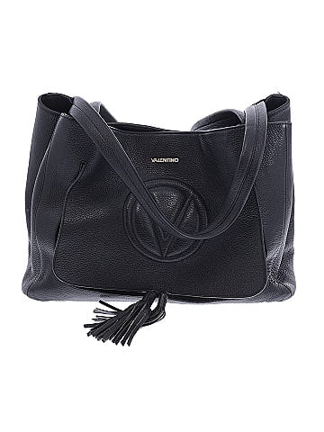 VALENTINO By Mario Valentino Ollie Pebbled Leather Tassel Tote (view 1)
