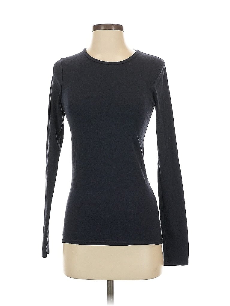 Pre-owned Banana Republic Long Sleeve T-shirt In Blue