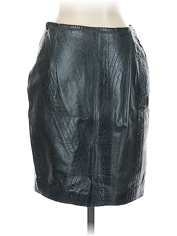 Izzy Faux Leather Skirt (view 2)