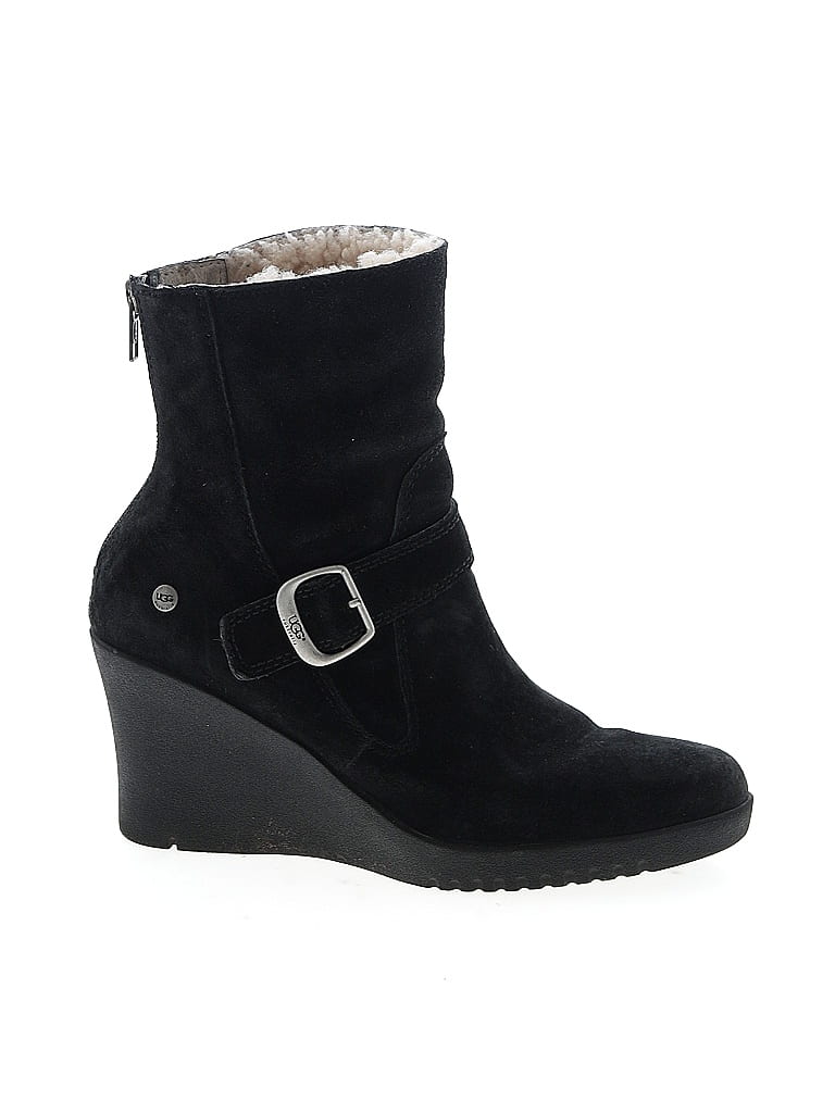 Ugg Australia Black Ankle Boots Size 8 - photo 1