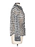 Joseph Ribkoff Houndstooth Silver Long Sleeve Blouse Size 12 - photo 4