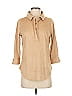 Gretchen Scott Designs Tan 3/4 Sleeve Blouse Size XS - photo 1