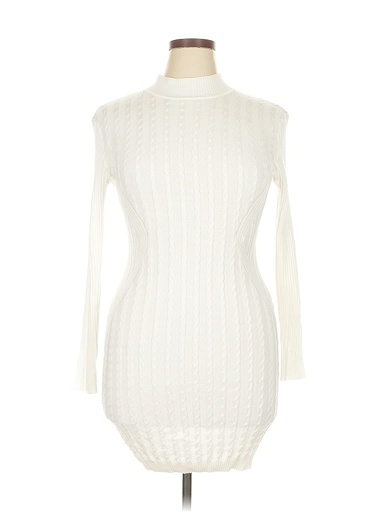 Pre-owned Almost Famous Casual Dress In White