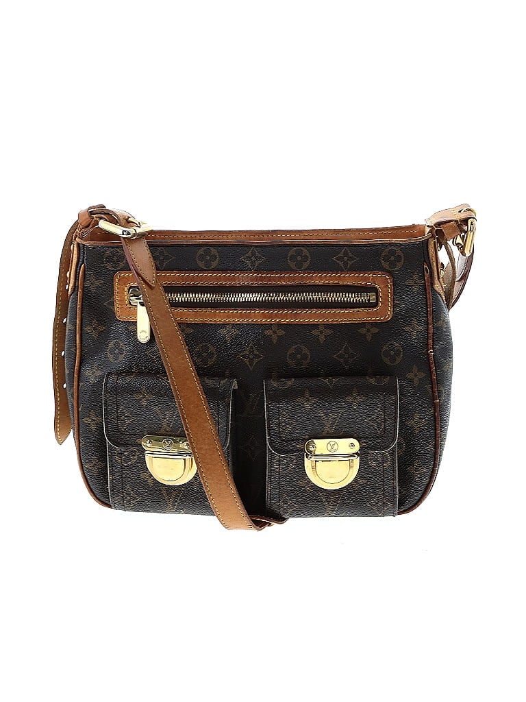 Louis Vuitton 100% Coated Canvas Brown Monogram Canvas Hudson GM Shoulder One size - photo 1