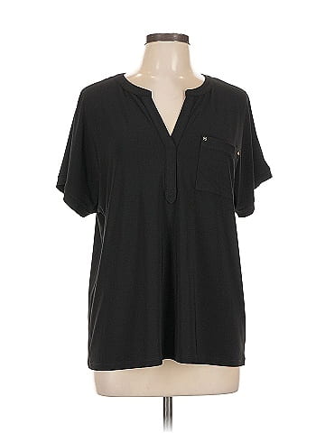 Anne Klein Short Sleeve Blouse (view 1)