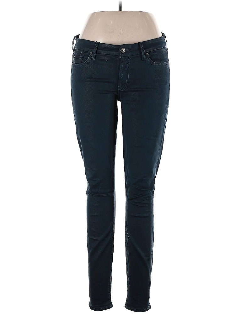 Pre-owned 7 For All Mankind Jeans In Blue