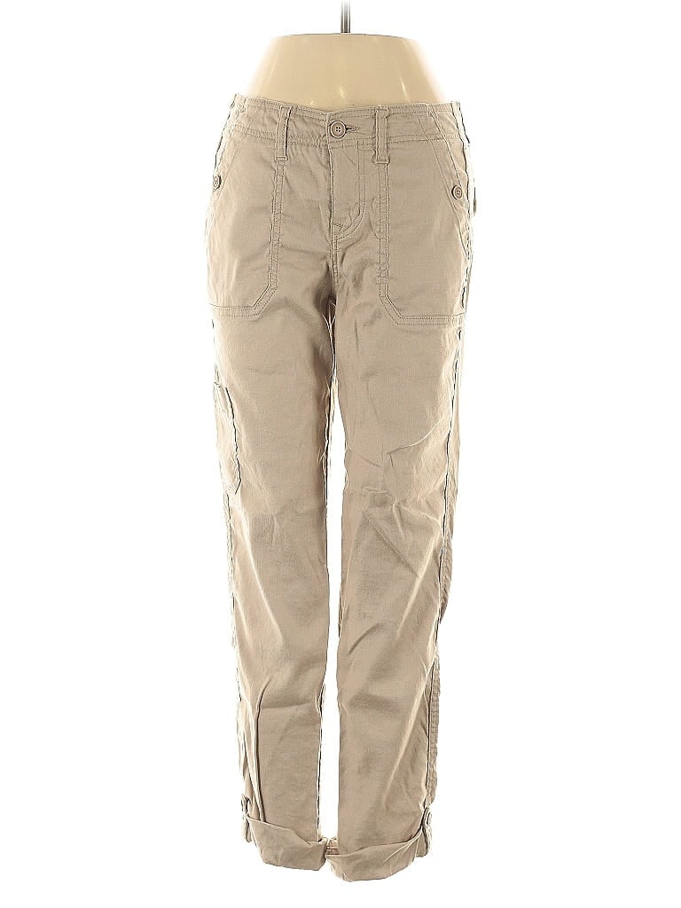 Pre-owned Level 99 Linen Pants In Brown