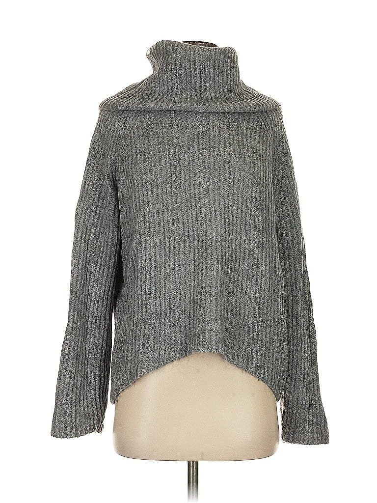 Pre-owned Point Sur Turtleneck Sweater In Gray