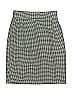 Genny Houndstooth Black Wool Skirt Size 4 - photo 1