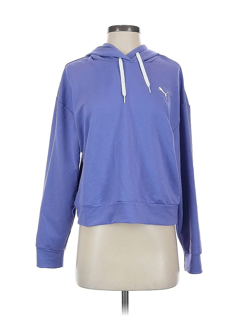Pre-owned Puma Pullover Hoodie In Blue
