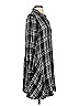 Lou & Grey for LOFT 100% Viscose Plaid Gray Casual Dress Size S - photo 3
