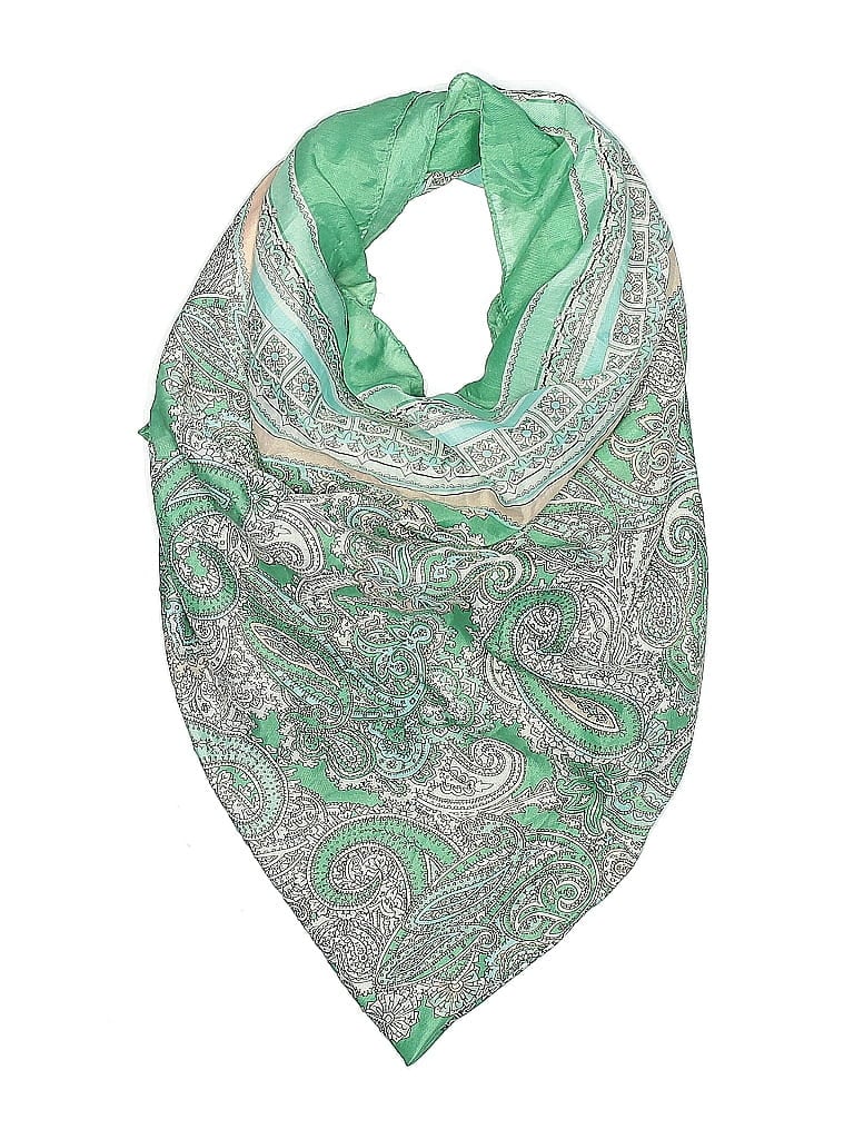 Pre-owned Unbranded Scarf In Green