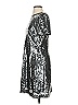 Ann Taylor 100% Polyester Metallic Silver Cocktail Dress Size 4 - photo 5