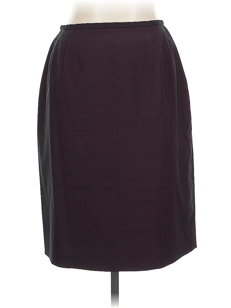 Pre-owned Amanda Smith Formal Skirt In Burgundy
