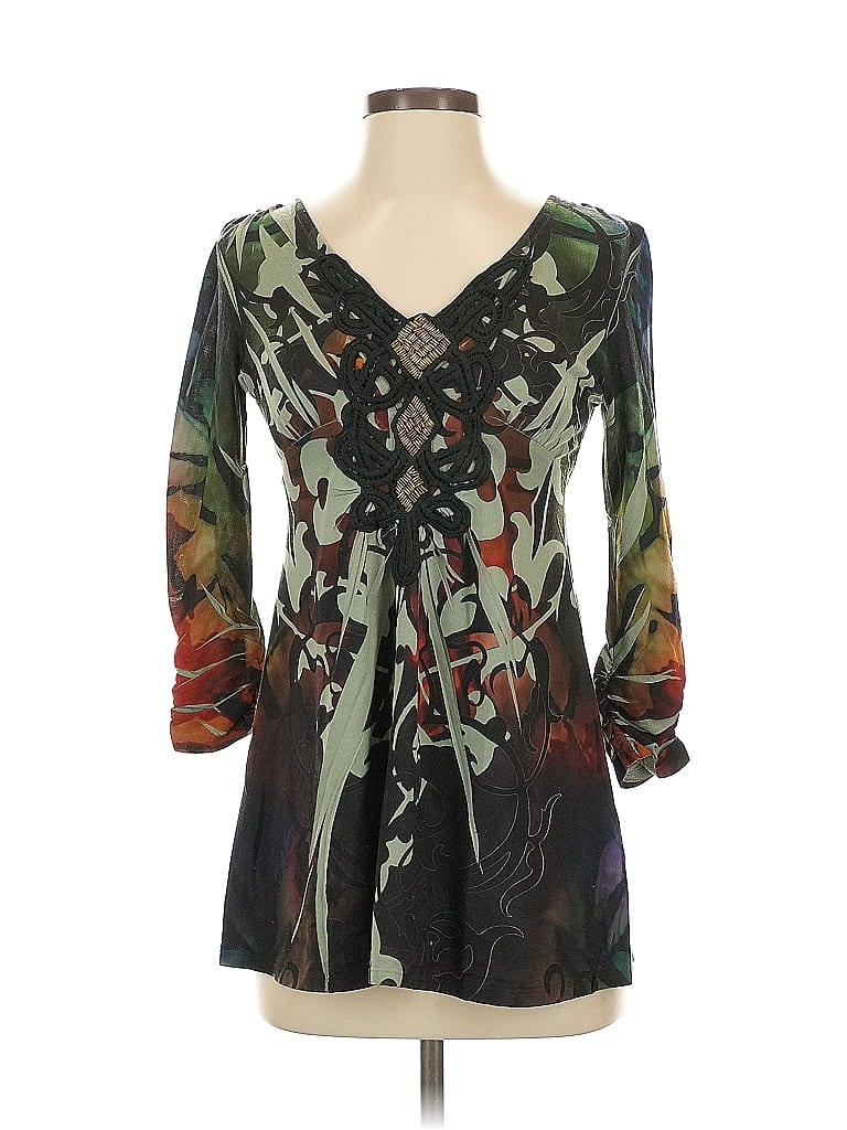 Pre-owned One World Casual Dress In Green