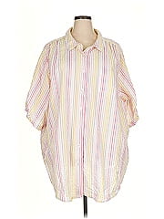 Woman Within 3/4 Sleeve Button Down Shirt