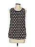 Ann Taylor LOFT Outlet 100% Cotton Black Sleeveless Top Size M - photo 1