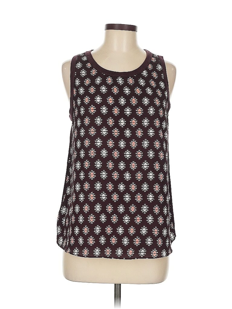 Ann Taylor LOFT Outlet 100% Cotton Black Sleeveless Top Size M - photo 1