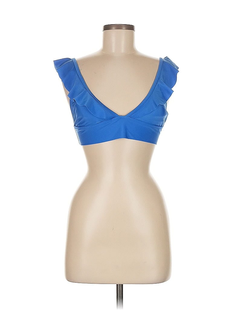 Pre-owned Aerie Sports Bra In Blue