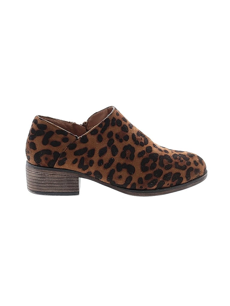 Mata Animal Print Brown Flats Size 8 - photo 1