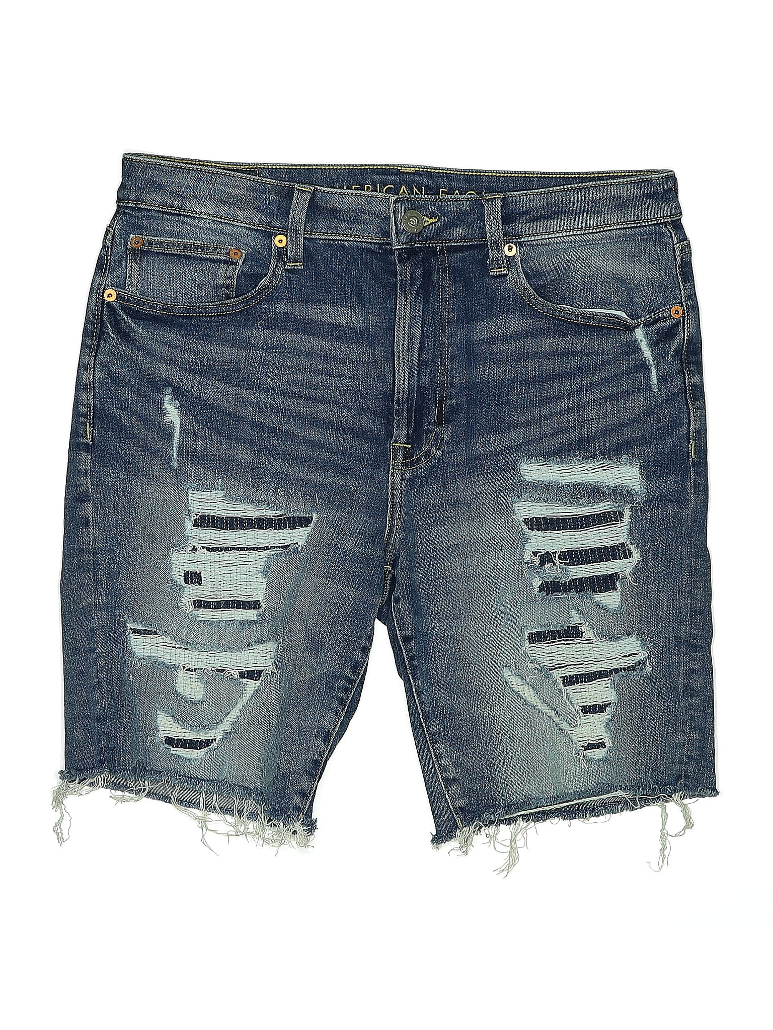 American Eagle Outfitters Blue Denim Shorts Size 36 waist