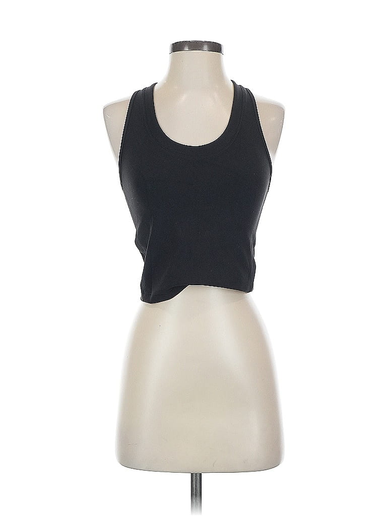 Click to view more detailed imagery on our partner's website Pre-owned Athleta Tank Top Black Halter Neckline Tops